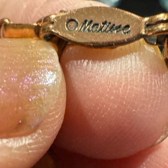 Vintage Matisse Queen Nefertiti  Enamel Over  Copper Signed Necklace & Bracelet - Picture 5 of 5